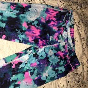 Good Condition Floral Leggings